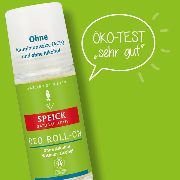 ÖKO-TEST bewertet Speick Natural Aktiv Deo Roll-on mit „sehr gut“